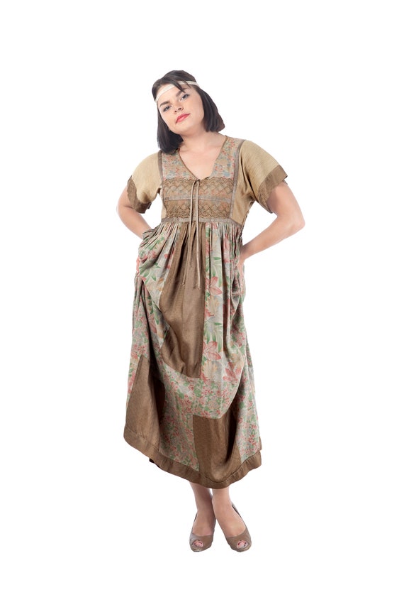Patchwork Dress, Festival Dress, Boho Dress, Hippi