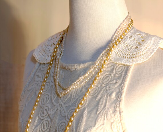 White Collar Necklace, Detachable Peter Pan Collar