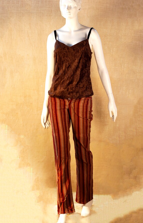 corduroy striped pants