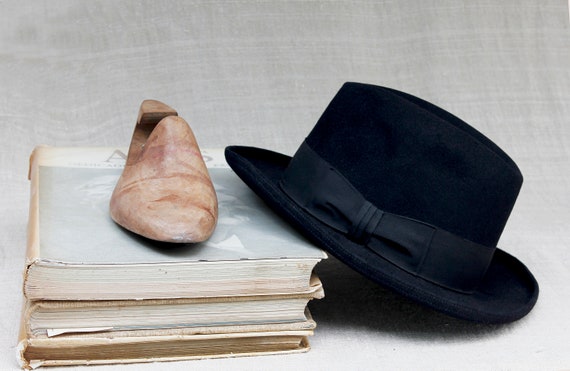 Classic Tango Hat Made Of Natural Wool Felt, Fedor