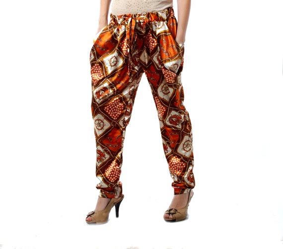 Urban GoCo Women/'s Boho Hippie Harem Trousers