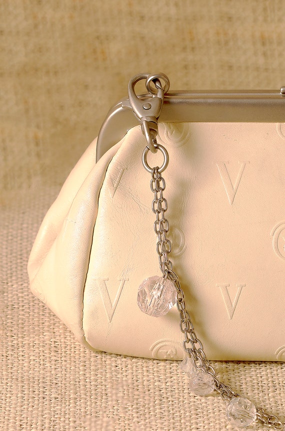 beige clutch evening bag