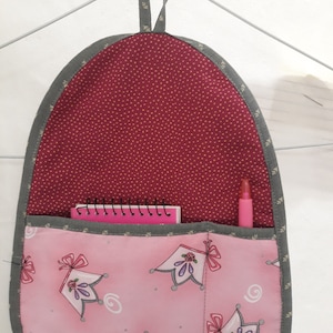 Handmade hanging organiser , pocket organiser, Storage  pocket, kitchen organiser, memo board