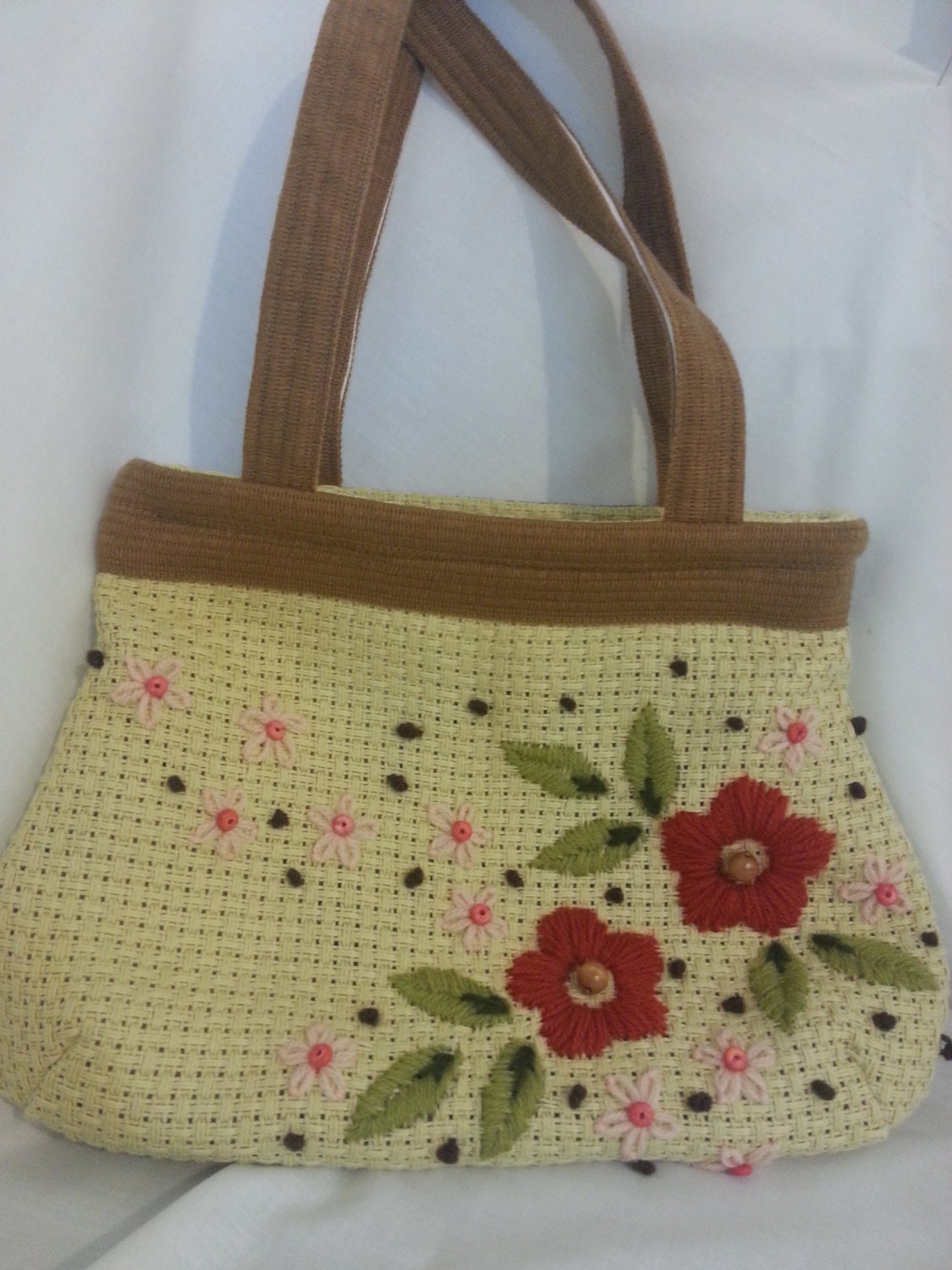 Handmade Handbag. Embroidered bag Etsy