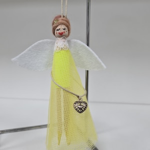 Wooden Peg Doll Angel