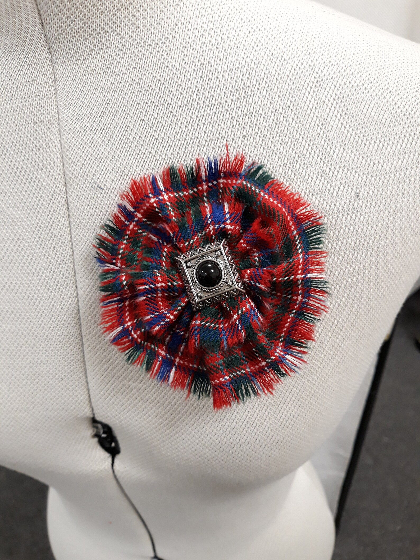 Handmade Tartan Brooch Pin Etsy