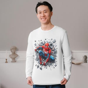 Spiderman PNG Clipart Bundle, 75 PNG Files, Superhero PNG Bundle, Transparent Background, Sublimation Design, Instant Download image 15