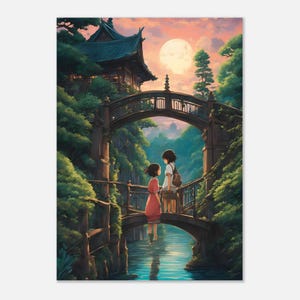 Spirited Away Poster | Studio Ghibli Wall Art | Chihiro and Haku Print | Japanese Anime Decor | Fantasy Movie Artwork | Miyazaki Gift image 5