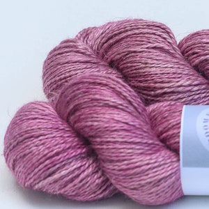 Hand Dyed Dk Yarn, Baby Alpaca, Silk and Linen Blend