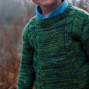 Sawston Pullover / Knitting Pattern / Child Sweater Knitting Pattern / Boys Knitting Pattern