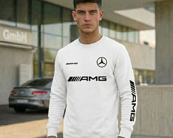 Mercedes Herren-Sweatshirt | Bequem | Baumwolle und Polyester | Kostenloser Versand