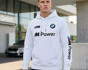 BMWパーカー｜高品質｜綿とポリエステルの混紡｜起毛裏地