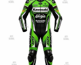 Kawasaki custom motorpak heren: motorpak rundleer racepak