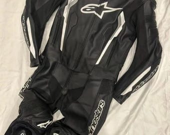 Anpassad motorcykel original kohudläderdräkt, bikers racing motorcykel 2PC-dräkter