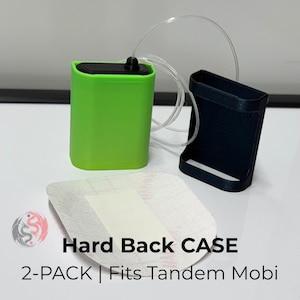 Étui rigide Tandem Mobi (lot de 2) | Coque rigide et discrète | Plusieurs coloris disponibles