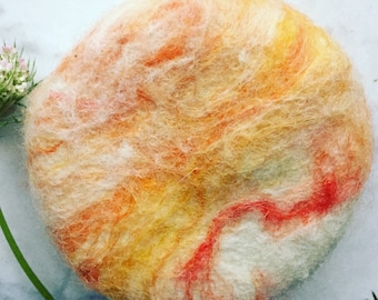 Mango Felted Soap