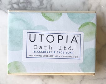 Utopia Bath Blackberry Sage Soap
