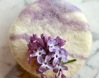 French Lilac Loofah Soap