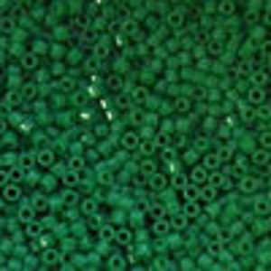 Aiko Beads TB47 Toho Green Opaque 4 grams image 1