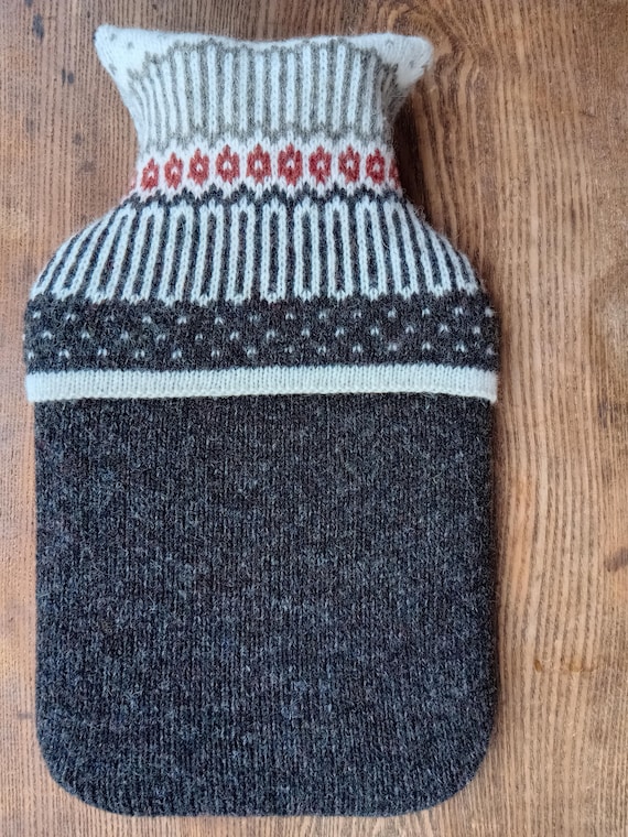 Icelandic Pure Wool Hot Water Bottle 2 litre