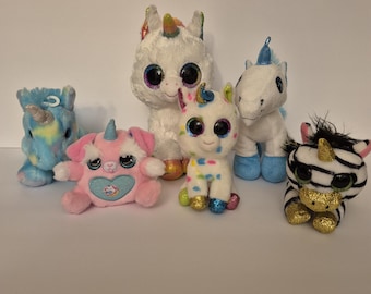 Unicorn plushies