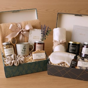 Cozy hygge-inspired gift box featuring a soft blanket for warmth and comfort