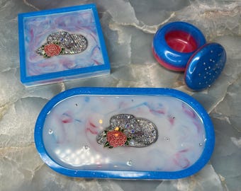 Kristall Cowgirlhatt - SET