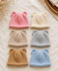 Newborn Bear Hat Knitting Pattern | Baby Knit Beanie with Ears | Easy Beginner PDF