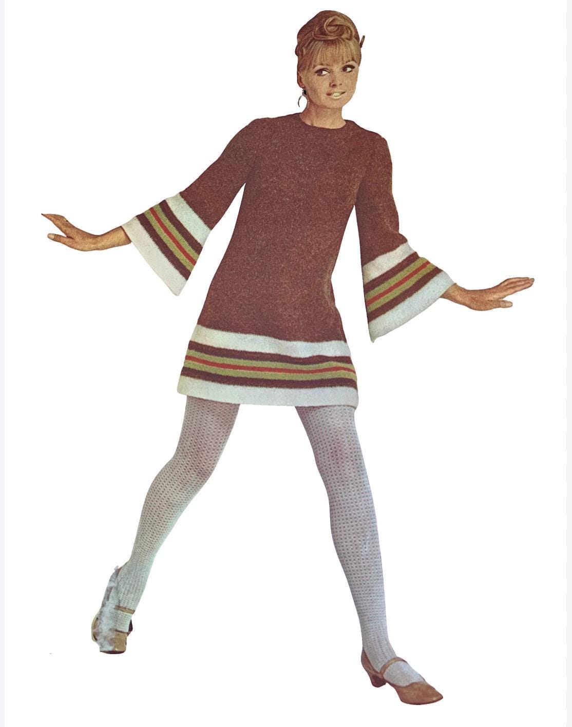 60s Flared Dress - Etsy