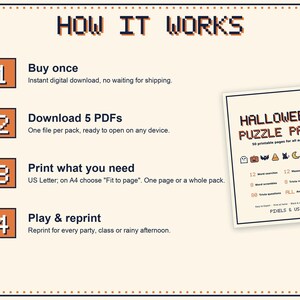 Halloween Activity Bundle, 264 Pages: Crosswords, Coloring, Trivia, Plays for Classrooms, Parties, Offices, Care Homes, Families image 8