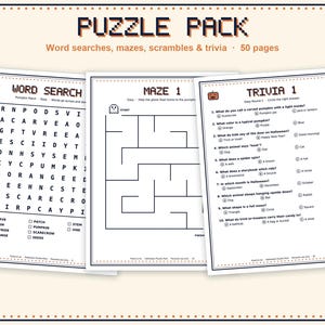 Halloween Activity Bundle, 264 Pages: Crosswords, Coloring, Trivia, Plays for Classrooms, Parties, Offices, Care Homes, Families image 5