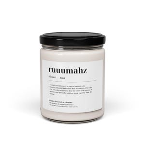 Rumors and Nastiness Candle - Bravo Housewives Inspired Gift, Funny Reality TV Decor, Pop Culture Candle for Bravo Fans