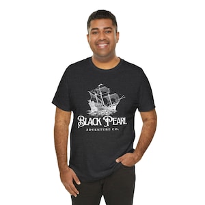 Camiseta del Barco Pirata de la Perla Negra, camiseta pirata de Disney World, Piratas del Caribe
