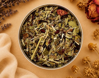 Gentle Mother Herbal Blend Loose Leaf Tea: Calming Ritual for Moms (Small Batch)