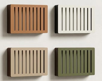 Two-Tone Doorbell Chime Cover – Custom Color-Block Louver | Nutone & Broan Compatible