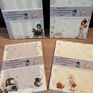Sloppy Stacks™ | Perfectly Imperfect Note Pads | Handmade Memo Pads | Stationery Gift | Desk Accessory