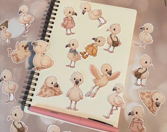 Silverline Resident Fabric Sticker Pack | Die Cut Planner Stickers | Cute Journal Stickers | Premium Textured Stickers | Character Stickers
