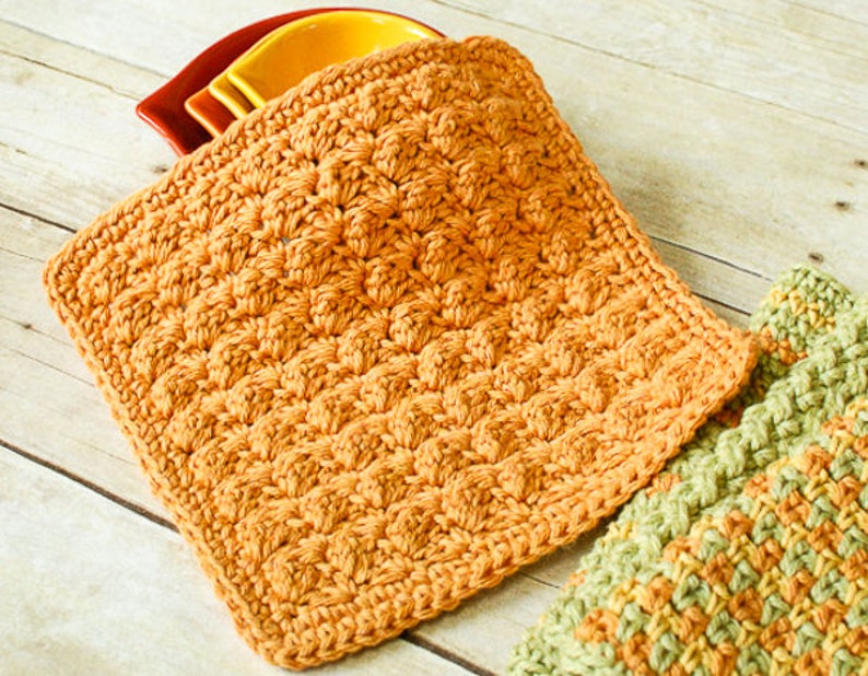 Set of 4 Crochet Dishcloth Patterns image 6