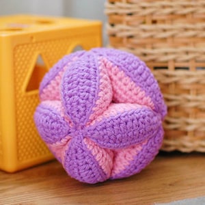 Crochet Pattern Baby Clutch Ball Toy makes a great baby gift Instant Download PDF image 3