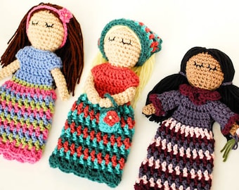 Crochet Pattern - Customizable Doll With Lots of Extras - Instant Download  PDF