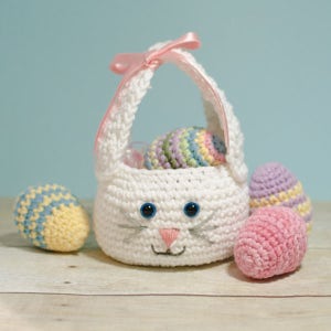 Easter Bunny Basket Crochet Pattern