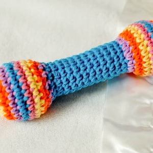 Crochet Pattern Baby Rattle/Clutch Toy also makes a great pet toy Instant Download PDF image 5