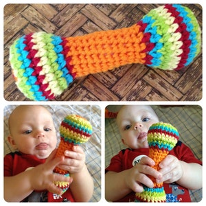 Crochet Pattern Baby Rattle/Clutch Toy also makes a great pet toy Instant Download PDF image 3