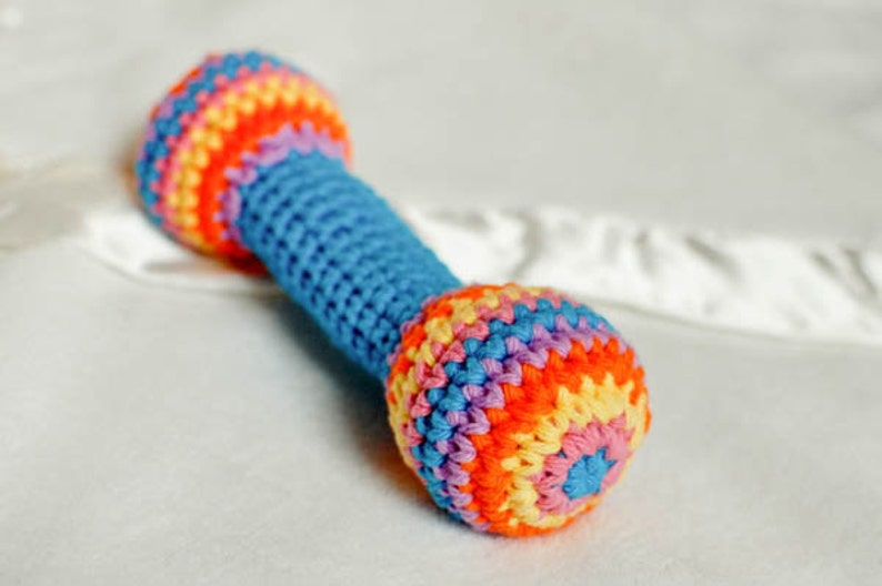 Crochet Pattern Baby Rattle/Clutch Toy also makes a great pet toy Instant Download PDF image 4