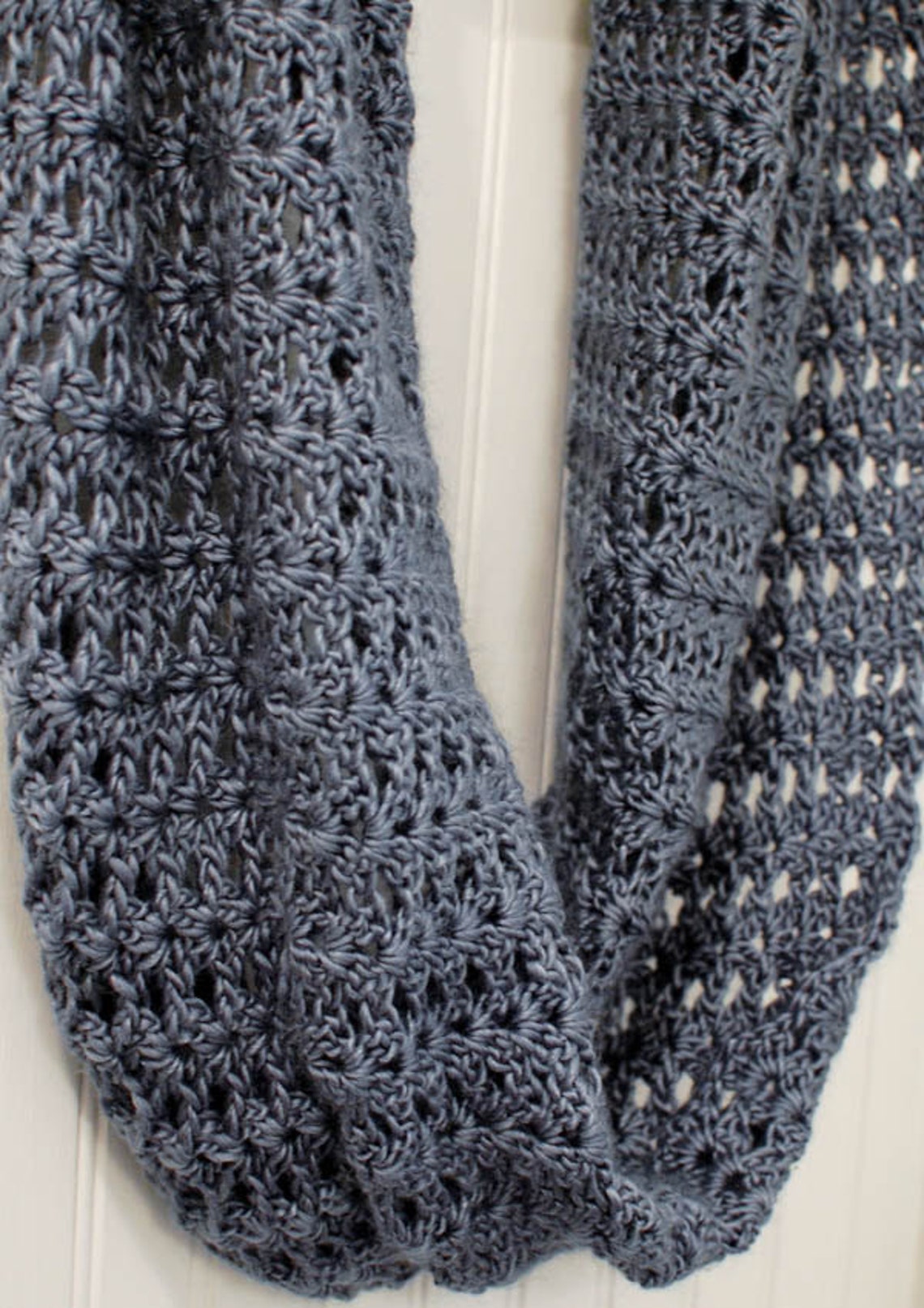 Crochet Pattern Mobius Infinity Scarf / Wrap Pattern Etsy