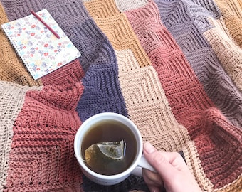 Mitered Square Crochet Afghan Pattern