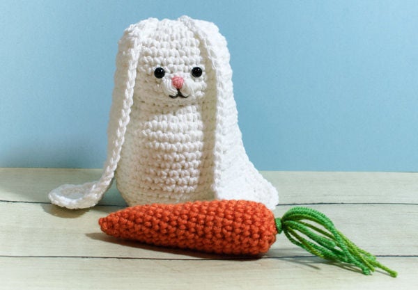 40 Easter Bunny Crochet Patterns for Spring Gifts, Baskets, and Home Decor 16 Easter Bunny and Carrot Amigurumi Crochet