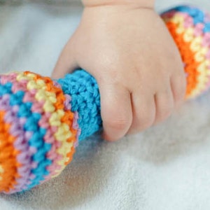 Crochet Pattern Baby Rattle/Clutch Toy also makes a great pet toy Instant Download PDF image 2