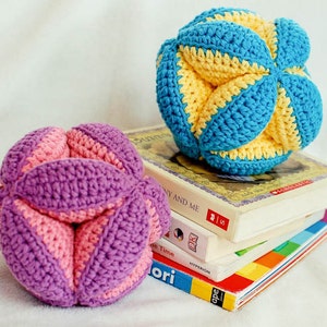 Crochet Pattern Baby Clutch Ball Toy makes a great baby gift Instant Download PDF image 1