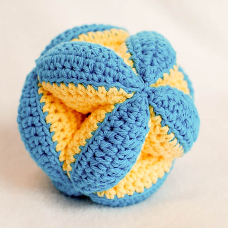 Crochet Pattern Baby Clutch Ball Toy makes a great baby gift Instant Download PDF image 4